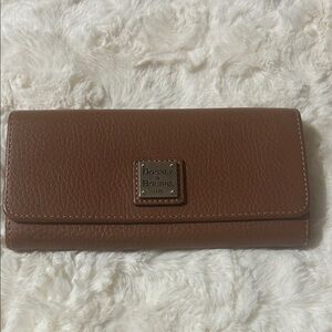 Dooney & Bourke Tan Leather Wallet